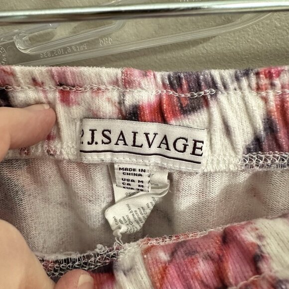 PJ SALVAGE tie dye joggers pants lounge pajamas bottoms comfy colorful M - Picture 5 of 7